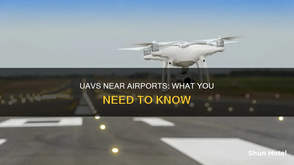 can i fly a uav near an airport