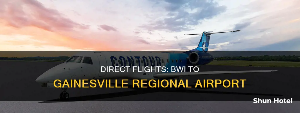 can i fly from bwi to gainsville regional airport