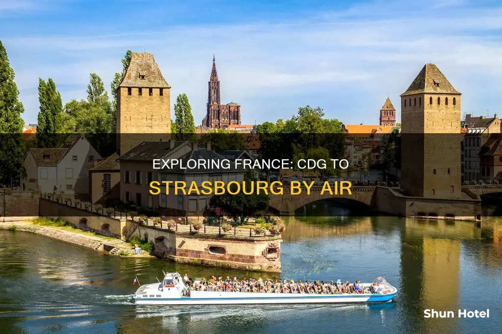 can i fly from cdg airport to strasbourg france