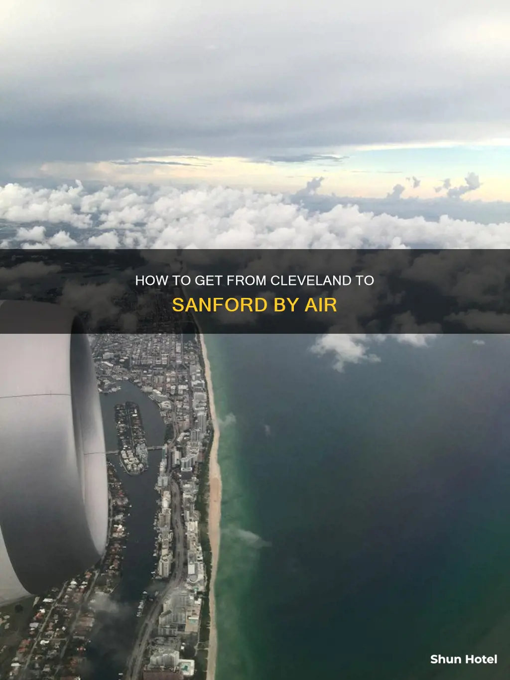 can i fly from cleveland to sanford airport
