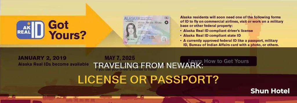 can i fly out of newark airport with drivers license