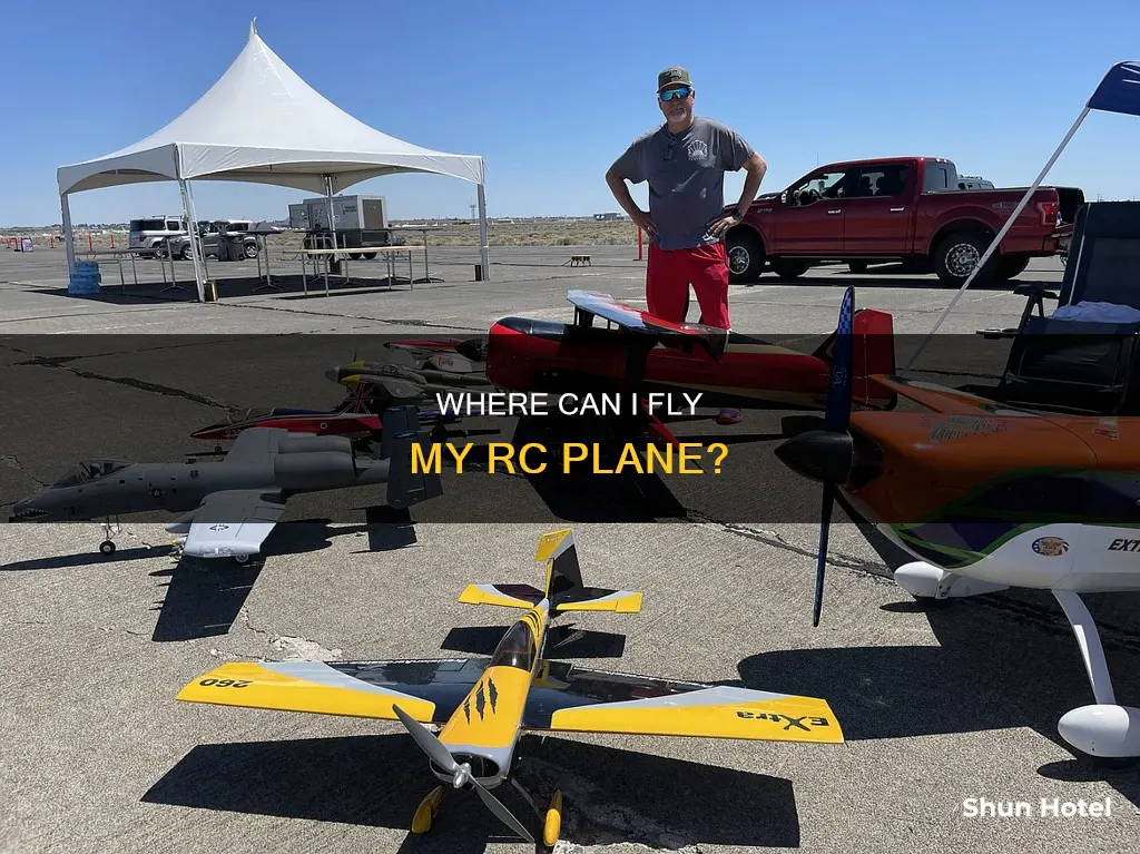 can i fly rc planes near a small airport