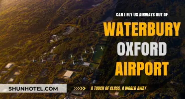 US Airways from Waterbury Oxford: Where to Fly?