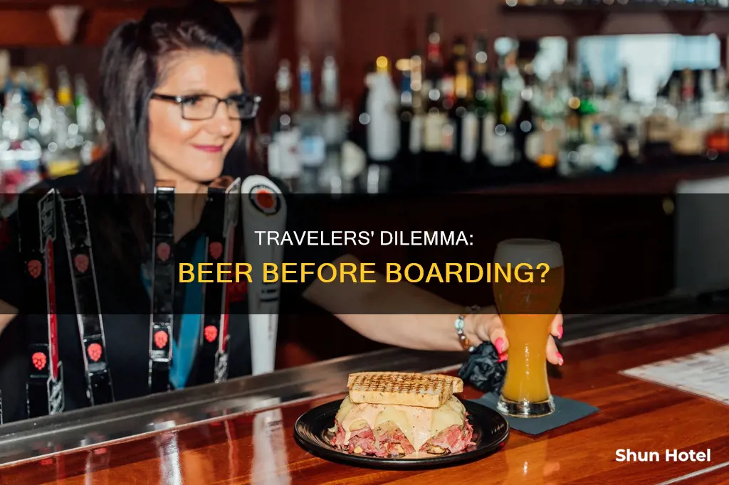 can i get a beer at the airport