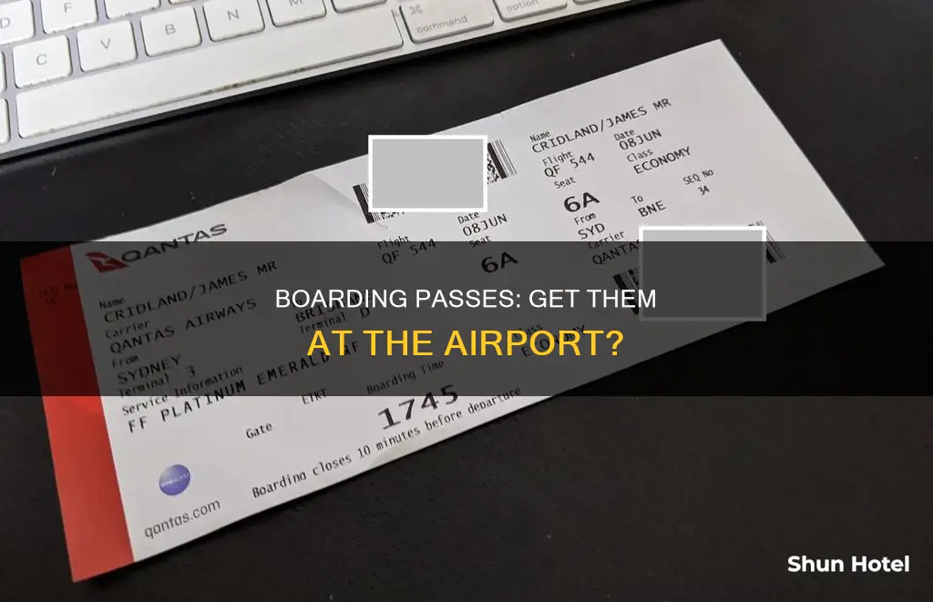 can i get a boarding pass at the airport