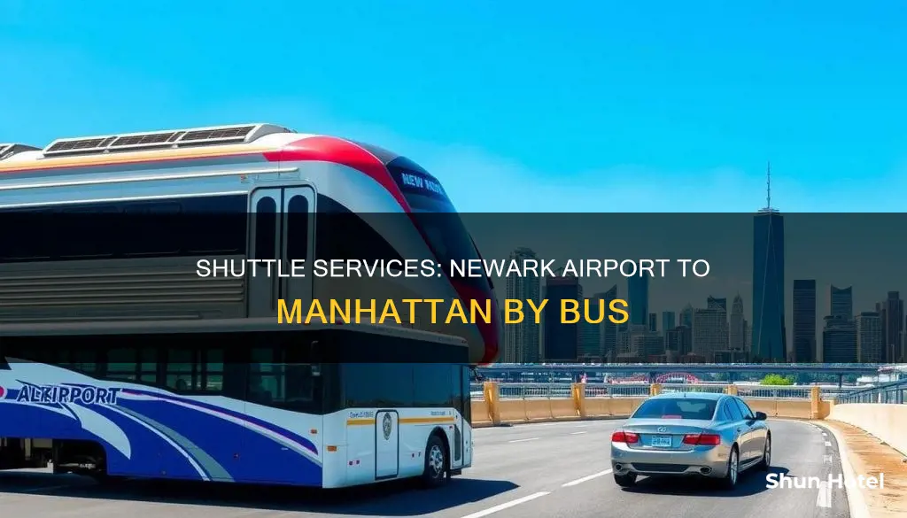 can i get a bus from newark airport to manhattan