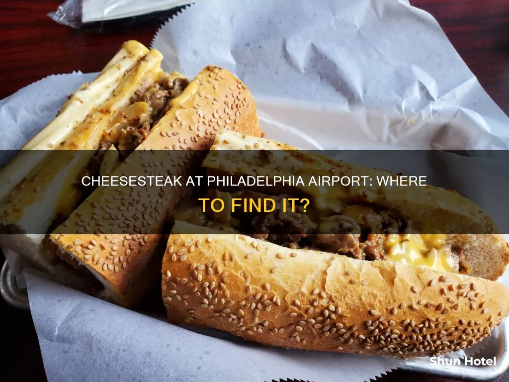 can i get a cheesesteak in the philadelphia airport