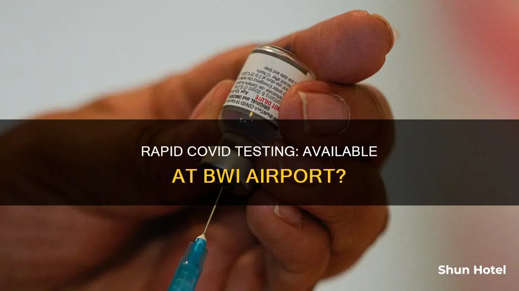 can i get a covid test at bwi airport