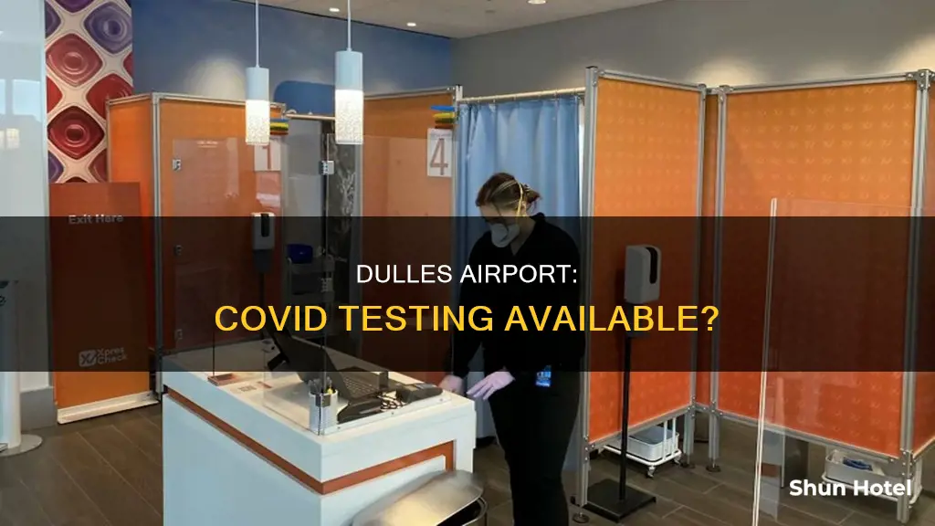 can i get a covid test at dulles airport