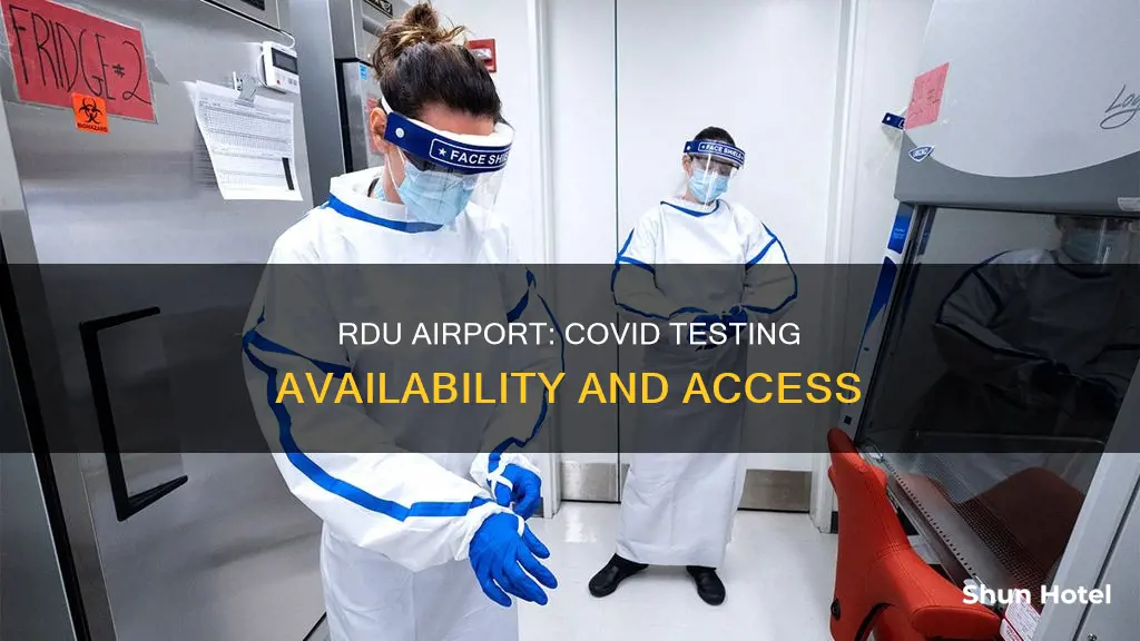 can i get a covid test at rdu airport