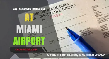 Miami Airport: Get a Cuba Tourist Visa?