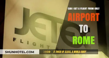 Orly Airport to Rome: Direct Flights Available?