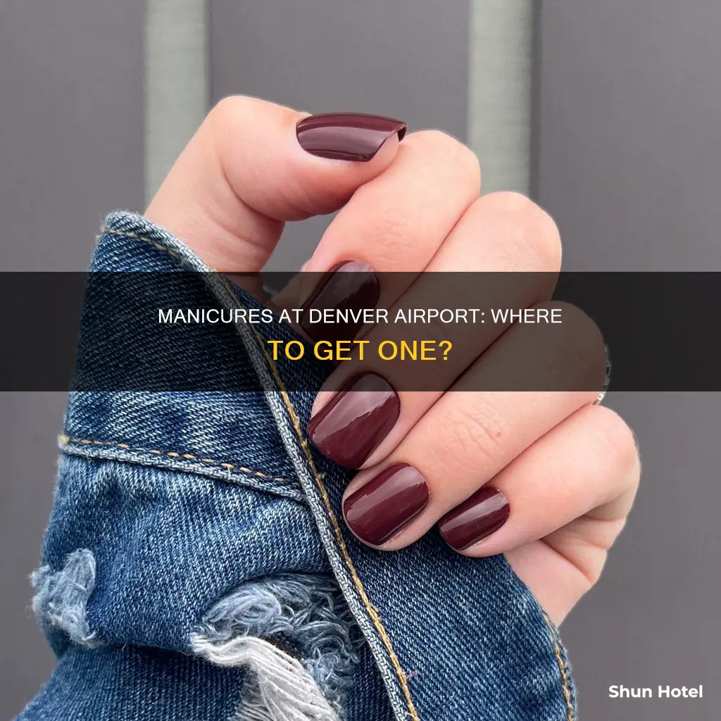 can i get a manicure in the denver airport