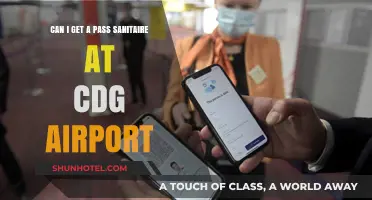 Get Your Pass Sanitaire at CDG Airport