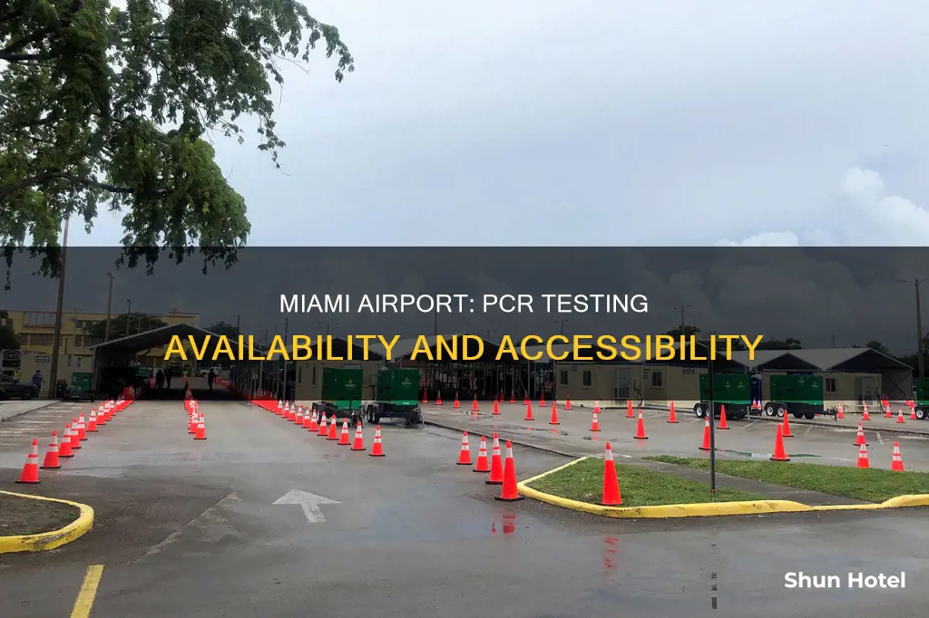 can i get a pcr test at miami airport
