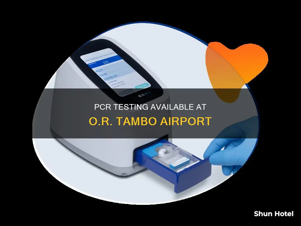 can i get a pcr test at or tambo airport