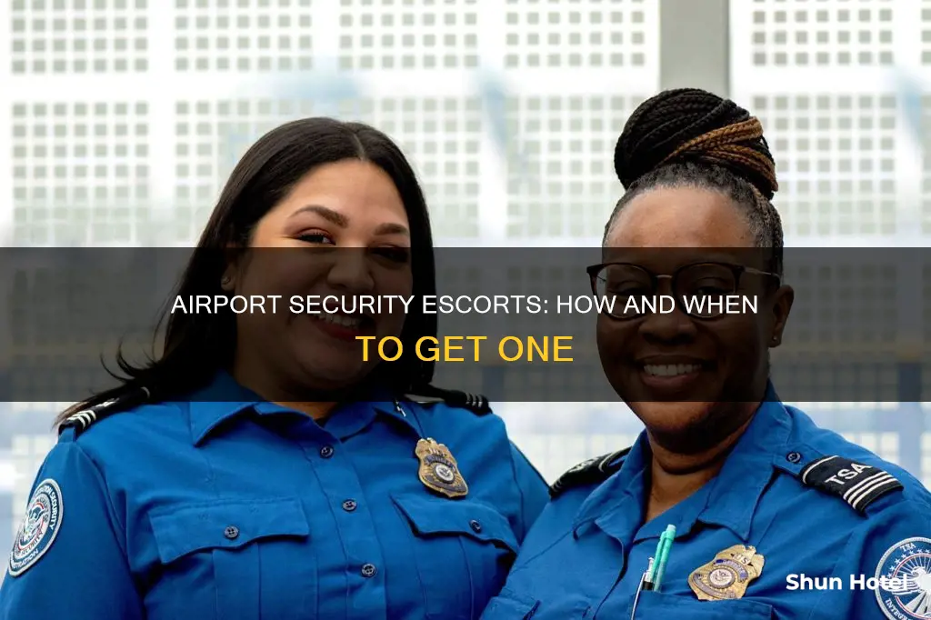 can i get a security escort at the airport