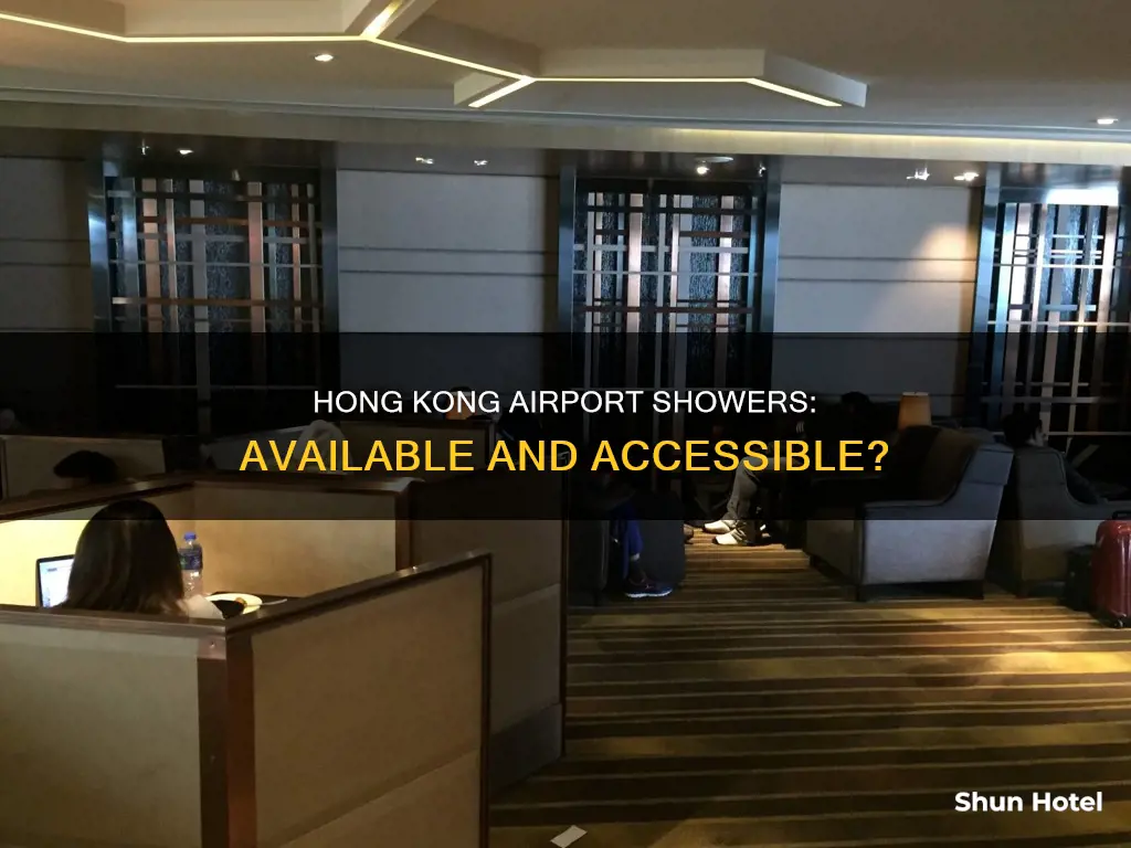 can i get a shower at hong kong airport