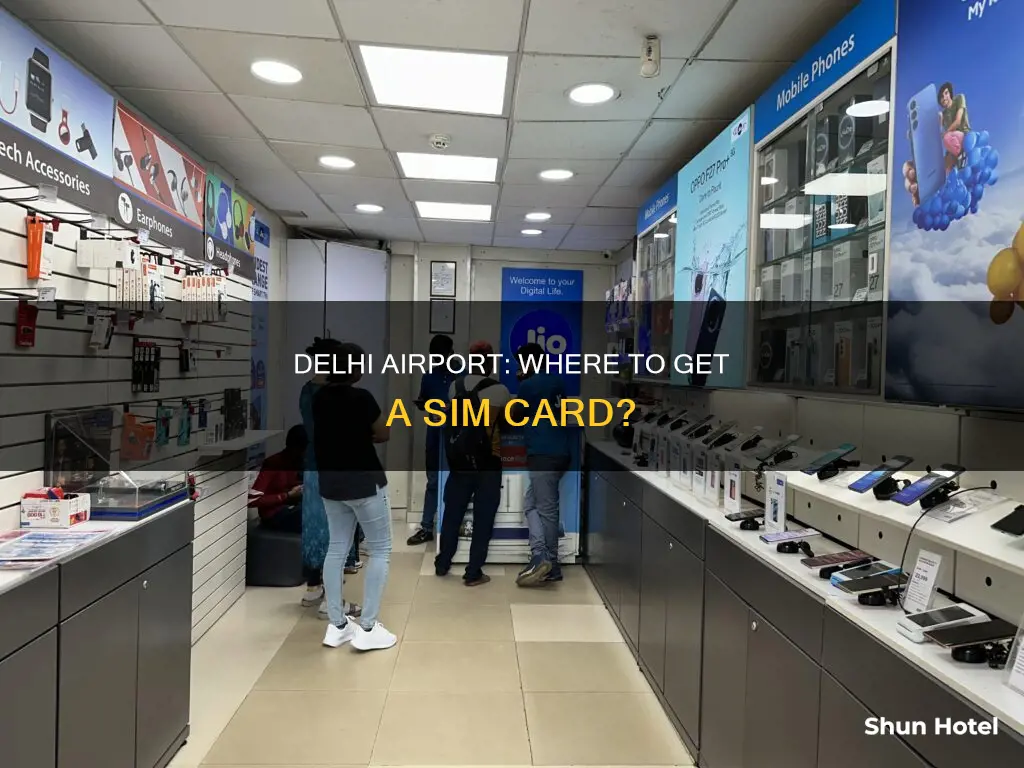 can i get a sim card at delhi airport