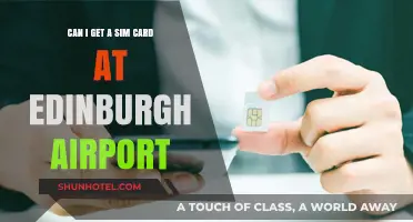 Edinburgh Airport: Where to Get a SIM Card?