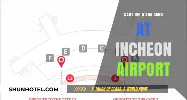 Incheon Airport: Easy Sim Card Access