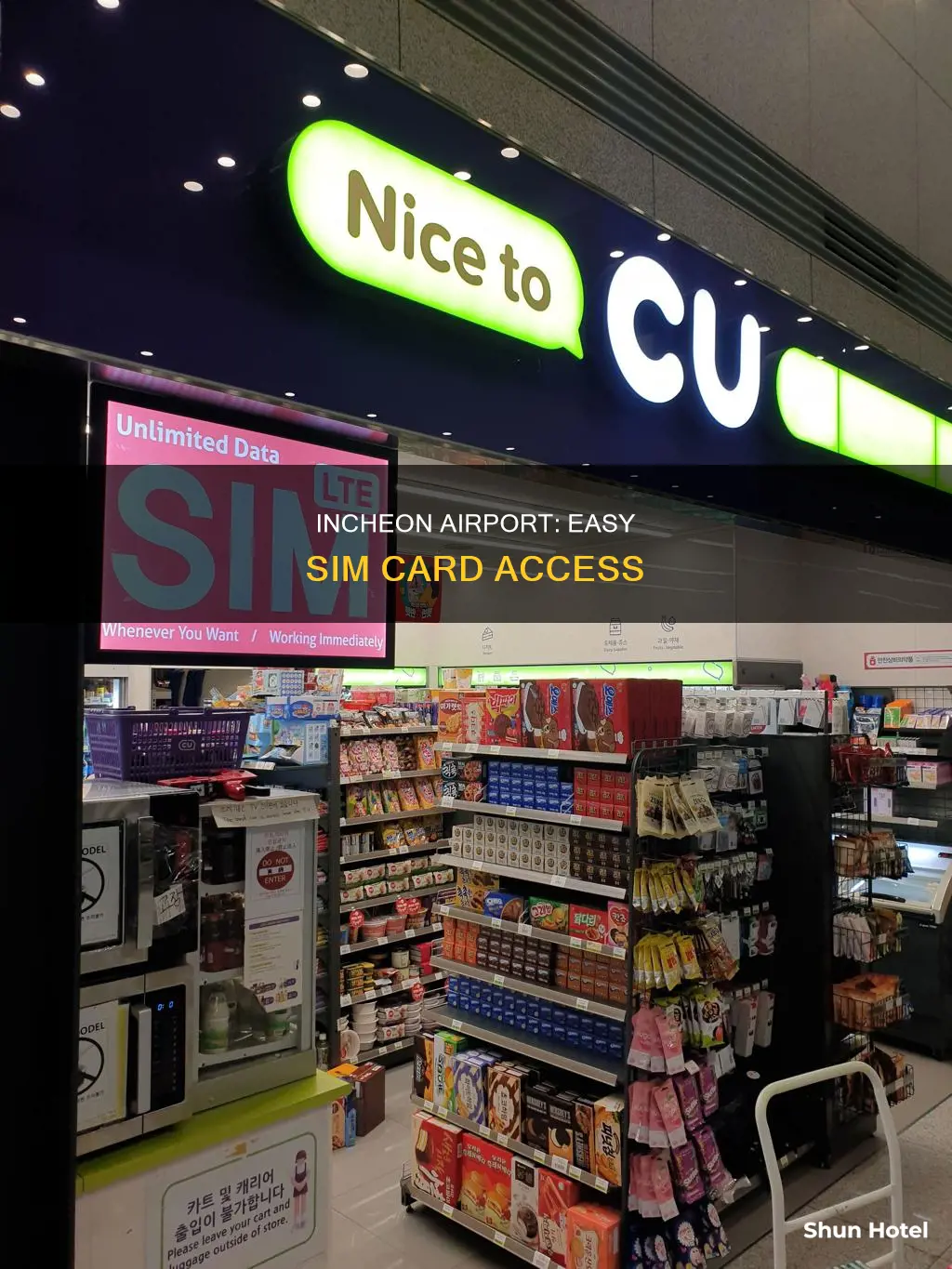 can i get a sim card at incheon airport