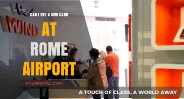 Rome Airport: Where to Get a SIM Card?