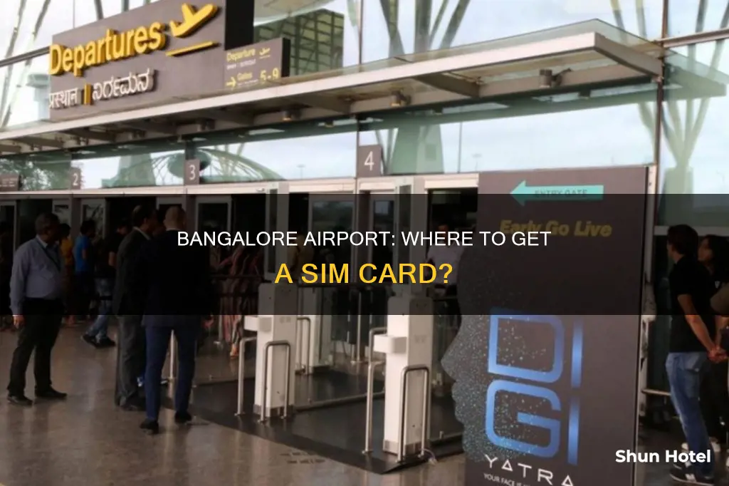 can i get a sim card in bangalore airport
