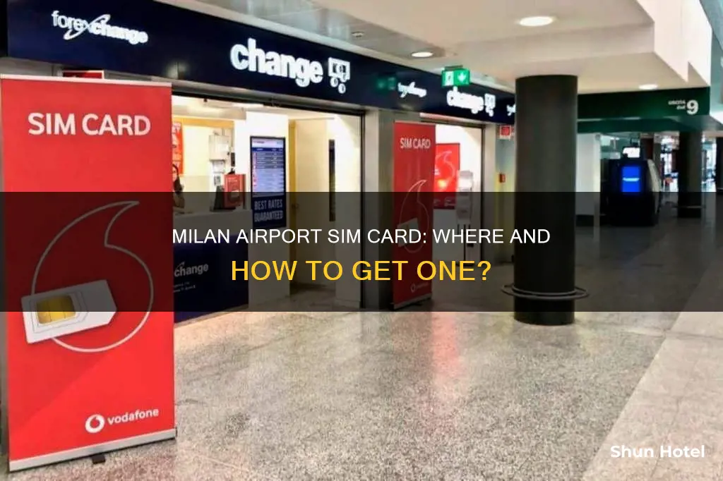 can i get a sim card on milan airport