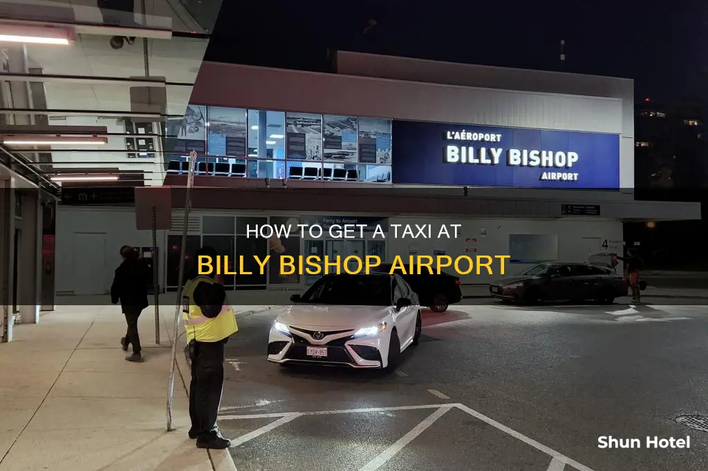 can i get a taxi at billy bishop airport