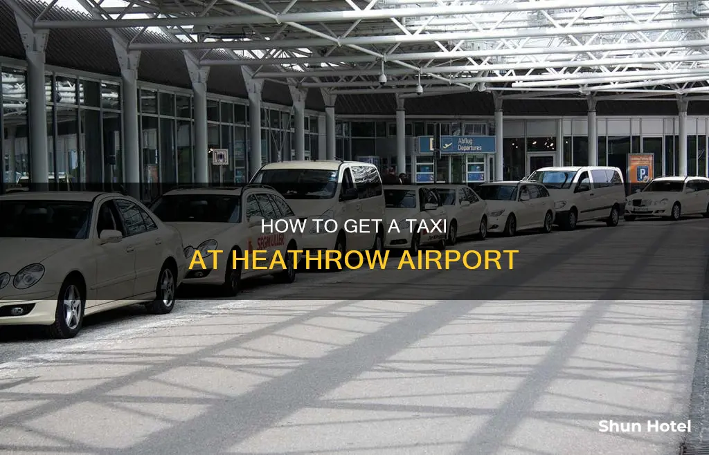 can i get a taxi at heathrow airport