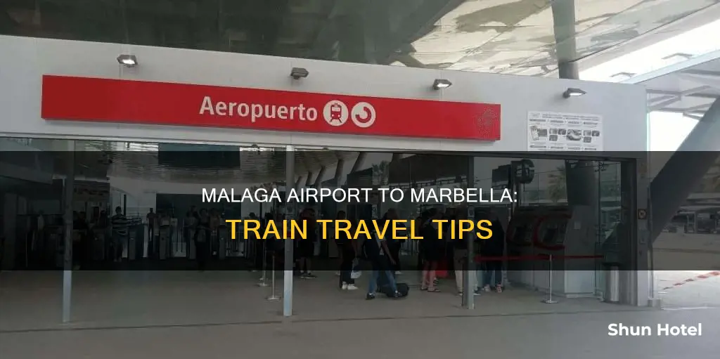 can i get a train from malaga airport to marbella