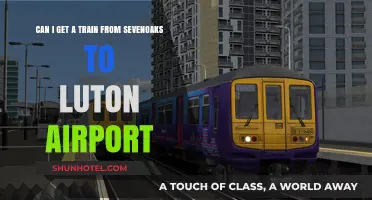 Travel from Sevenoaks to Luton Airport by Train
