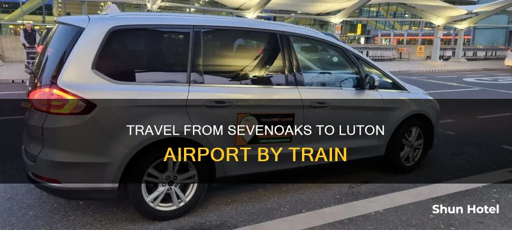 can i get a train from sevenoaks to luton airport