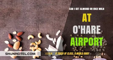 Find Almond and Rice Milk at O'Hare Airport