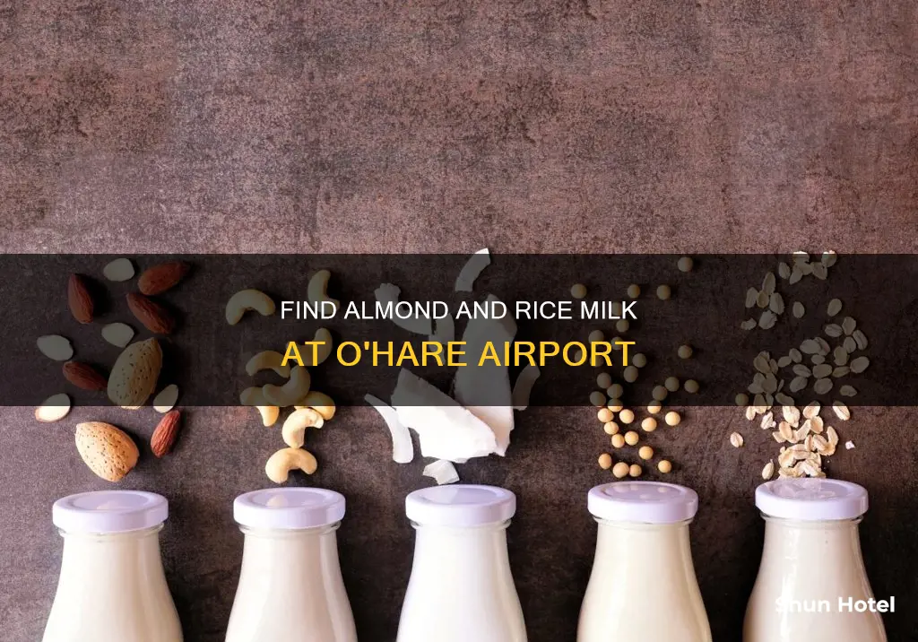 can i get almond or rice milk at o