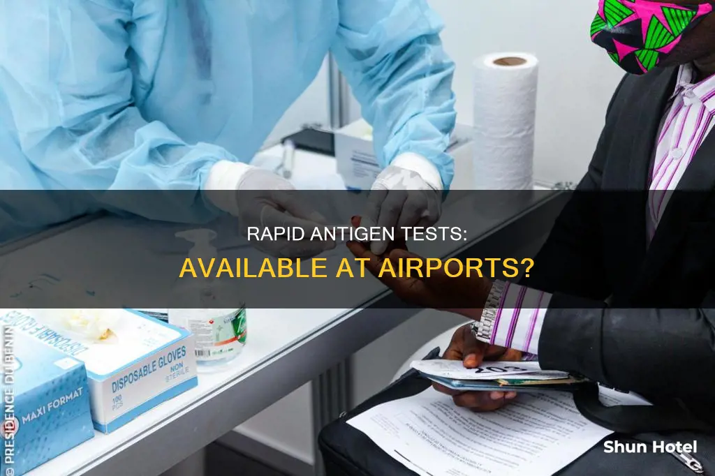 can i get an antigen test at the airport