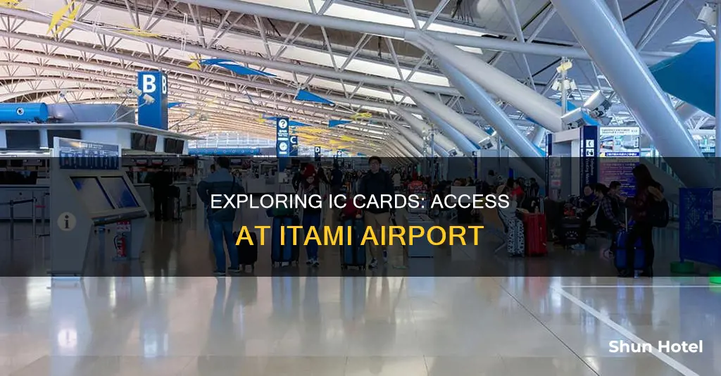 can i get an icoca card at itami airport
