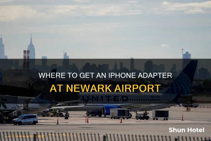 can i get an iphone.adapter at newark.airport