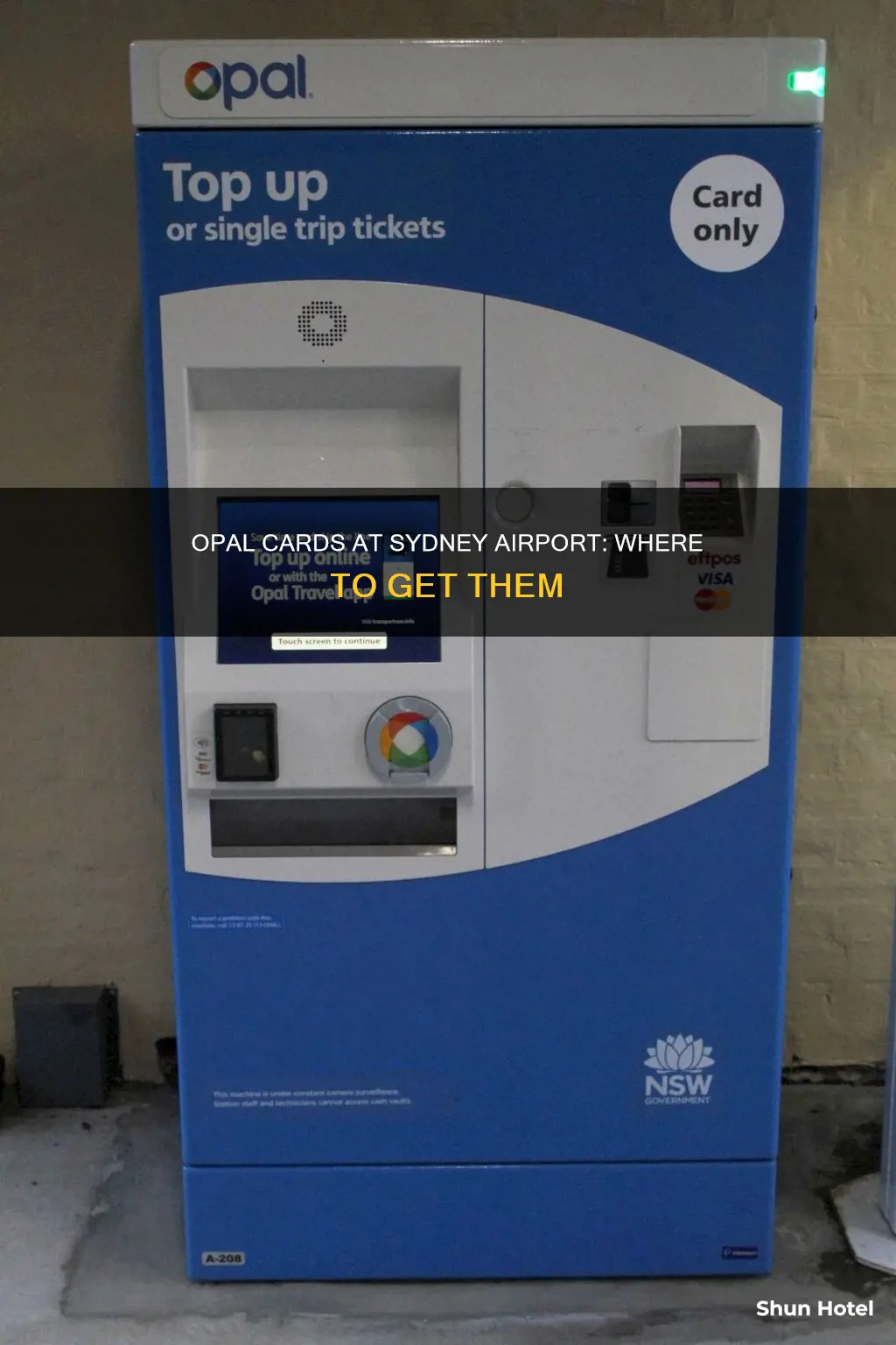 can i get an opal card at sydney airport