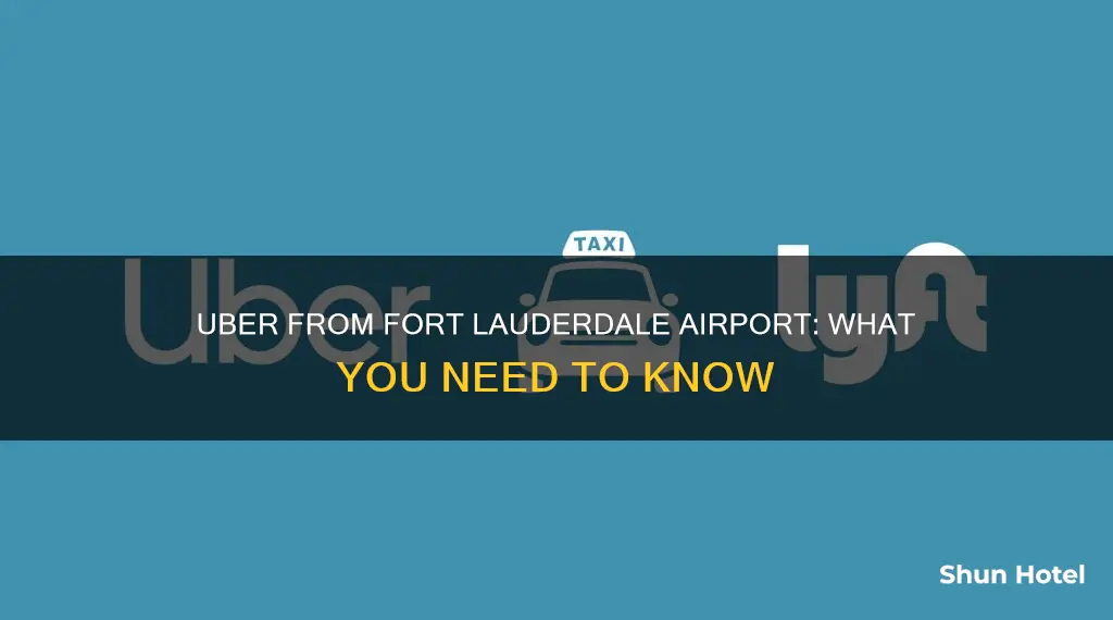 can i get an uber from fort lauderdale airport