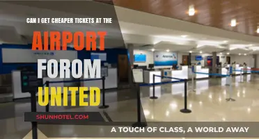 United Airlines: Cheaper Tickets at the Airport?