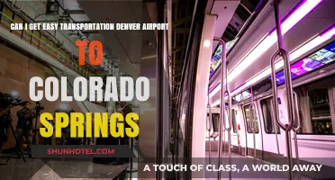 Easy Transport: Denver Airport to Colorado Springs