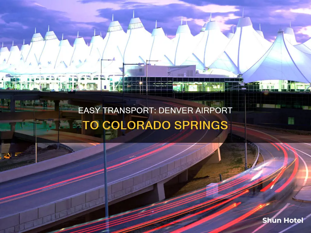 can i get easy transportation denver airport to colorado springs