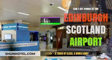 Edinburgh Airport: Getting Euros Before Takeoff