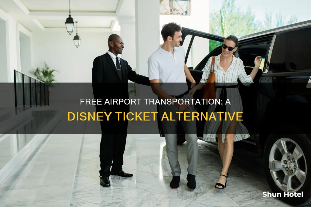 can i get free airport transportation without disney tickets