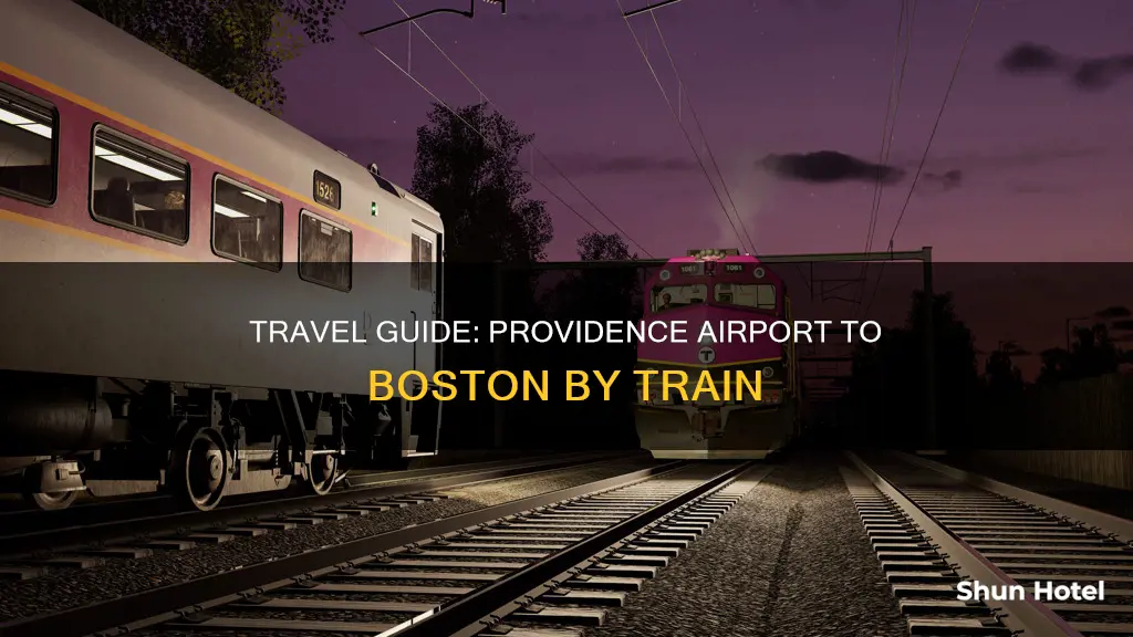 can i get from providence airport to train to boston