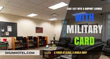 Accessing Airport Lounges: Military Cards Explained