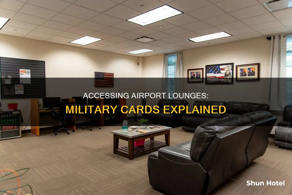 can i get into a airport lounge with military card