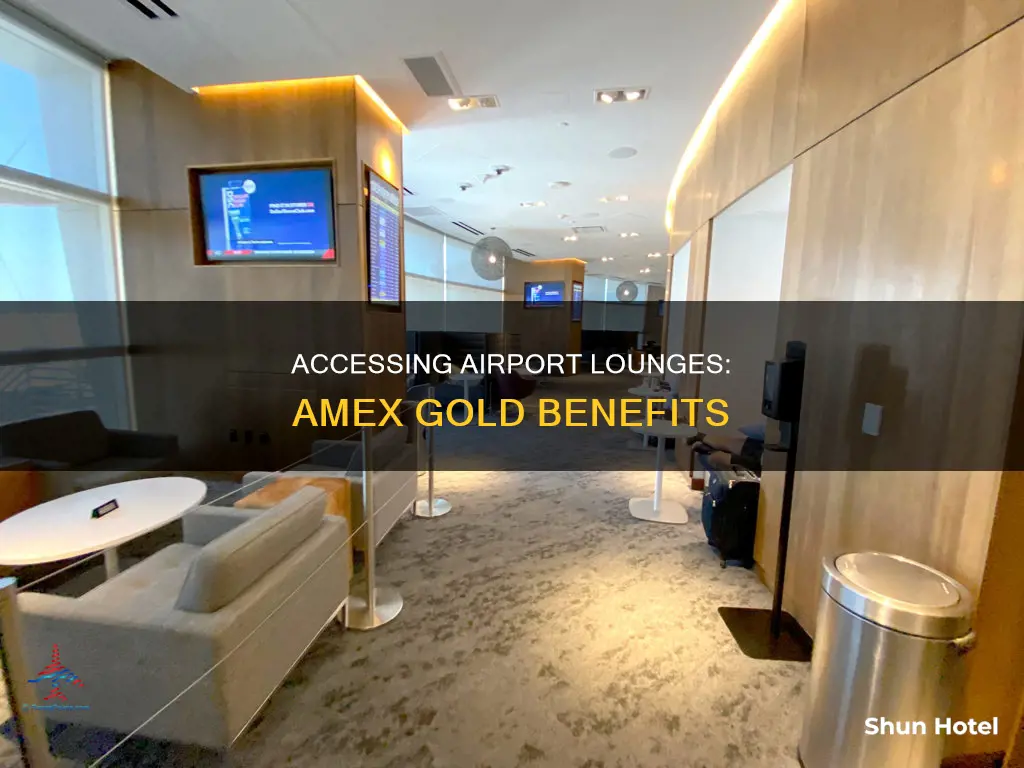 can i get into airport lounges with amex gold